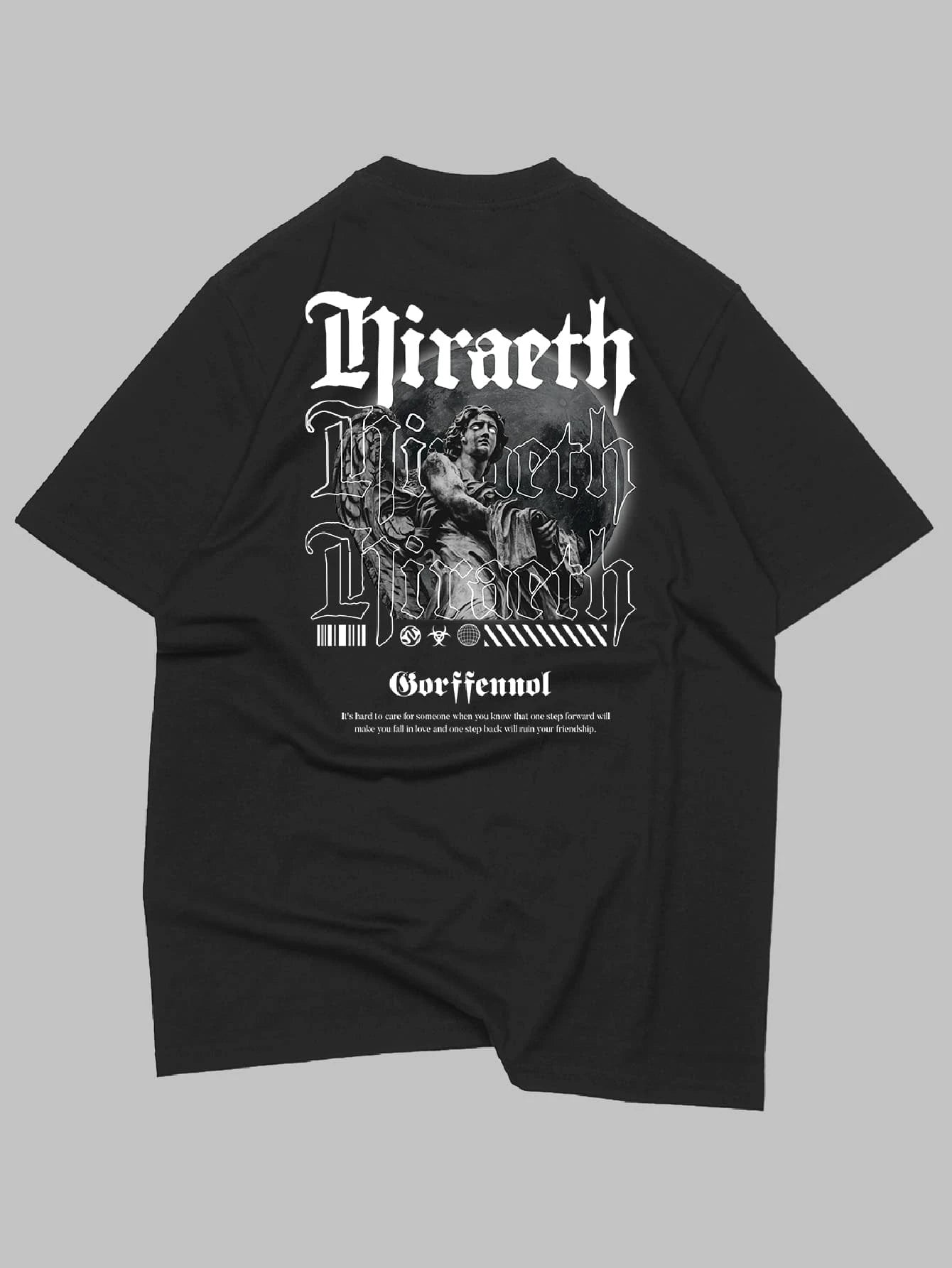 Camiseta Oversized Masculina Streetwear Premium 100% Algodão Estampada Casual Manga Curta Confortável