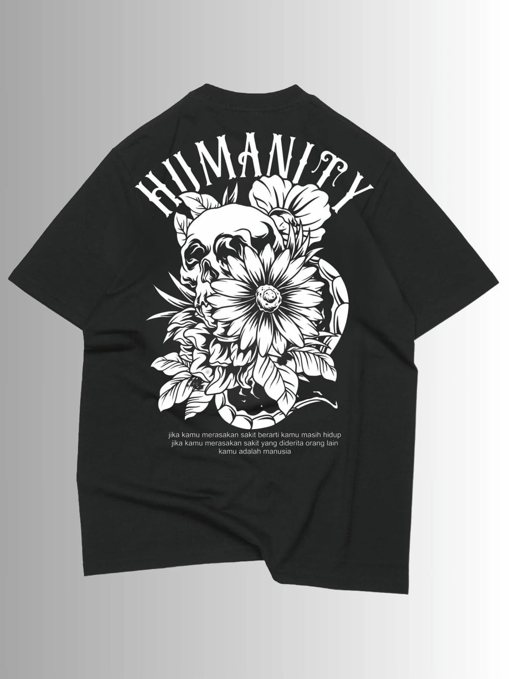 Camiseta Oversized Humanity Street Premium – 100% Algodão, Estilo Urbano, Conforto e Caimento Amplo